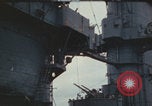 Image of USS Saratoga after Kamikaze attack Pacific Ocean, 1945, second 28 stock footage video 65675080636