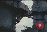 Image of USS Saratoga after Kamikaze attack Pacific Ocean, 1945, second 32 stock footage video 65675080636