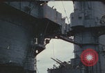Image of USS Saratoga after Kamikaze attack Pacific Ocean, 1945, second 33 stock footage video 65675080636