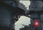 Image of USS Saratoga after Kamikaze attack Pacific Ocean, 1945, second 35 stock footage video 65675080636
