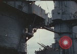 Image of USS Saratoga after Kamikaze attack Pacific Ocean, 1945, second 36 stock footage video 65675080636