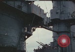 Image of USS Saratoga after Kamikaze attack Pacific Ocean, 1945, second 37 stock footage video 65675080636