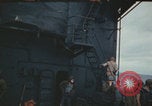 Image of USS Saratoga after Kamikaze attack Pacific Ocean, 1945, second 43 stock footage video 65675080636