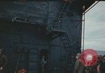 Image of USS Saratoga after Kamikaze attack Pacific Ocean, 1945, second 47 stock footage video 65675080636