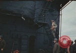Image of USS Saratoga after Kamikaze attack Pacific Ocean, 1945, second 51 stock footage video 65675080636