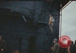 Image of USS Saratoga after Kamikaze attack Pacific Ocean, 1945, second 52 stock footage video 65675080636