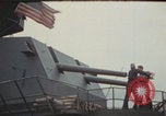 Image of USS Saratoga after Kamikaze attack Pacific Ocean, 1945, second 58 stock footage video 65675080636