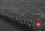 Image of USS Saratoga burial at sea Pacific Ocean, 1945, second 2 stock footage video 65675080637