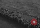 Image of USS Saratoga burial at sea Pacific Ocean, 1945, second 4 stock footage video 65675080637