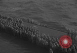Image of USS Saratoga burial at sea Pacific Ocean, 1945, second 5 stock footage video 65675080637