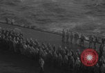Image of USS Saratoga burial at sea Pacific Ocean, 1945, second 8 stock footage video 65675080637