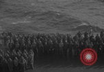 Image of USS Saratoga burial at sea Pacific Ocean, 1945, second 17 stock footage video 65675080637