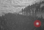 Image of USS Saratoga burial at sea Pacific Ocean, 1945, second 34 stock footage video 65675080637