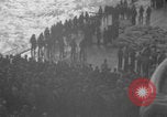 Image of USS Saratoga burial at sea Pacific Ocean, 1945, second 41 stock footage video 65675080637