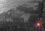 Image of USS Saratoga burial at sea Pacific Ocean, 1945, second 47 stock footage video 65675080637