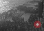 Image of USS Saratoga burial at sea Pacific Ocean, 1945, second 49 stock footage video 65675080637