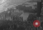 Image of USS Saratoga burial at sea Pacific Ocean, 1945, second 58 stock footage video 65675080637