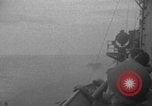 Image of USS Saratoga night attack Pacific Ocean, 1945, second 50 stock footage video 65675080638