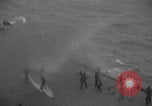 Image of USS Saratoga night attack Pacific Ocean, 1945, second 54 stock footage video 65675080638