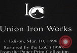 Image of Union Iron Works employees San Francisco California USA, 1898, second 4 stock footage video 65675080644