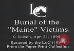 Image of USS Maine victims funeral Key West Florida USA, 1898, second 3 stock footage video 65675080649