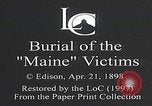 Image of USS Maine victims funeral Key West Florida USA, 1898, second 4 stock footage video 65675080649