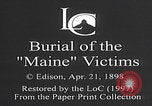 Image of USS Maine victims funeral Key West Florida USA, 1898, second 8 stock footage video 65675080649