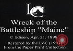 Image of USS Maine wreck Havana Cuba, 1898, second 9 stock footage video 65675080651