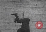 Image of boy doing acrobatic stunts New York City USA, 1898, second 12 stock footage video 65675080653