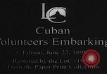 Image of Cuban volunteers departure Tampa Florida USA, 1898, second 2 stock footage video 65675080657