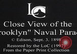 Image of USS Brooklyn celebration United States USA, 1898, second 3 stock footage video 65675080660