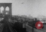 Image of Brooklyn Bridge train ride New York City USA, 1899, second 28 stock footage video 65675080663