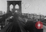 Image of Brooklyn Bridge train ride New York City USA, 1899, second 29 stock footage video 65675080663