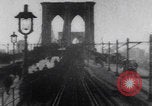 Image of Brooklyn Bridge train ride New York City USA, 1899, second 33 stock footage video 65675080663