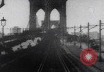 Image of Brooklyn Bridge train ride New York City USA, 1899, second 34 stock footage video 65675080663