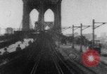 Image of Brooklyn Bridge train ride New York City USA, 1899, second 35 stock footage video 65675080663