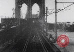 Image of Brooklyn Bridge train ride New York City USA, 1899, second 39 stock footage video 65675080663