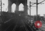 Image of Brooklyn Bridge train ride New York City USA, 1899, second 41 stock footage video 65675080663