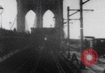 Image of Brooklyn Bridge train ride New York City USA, 1899, second 42 stock footage video 65675080663