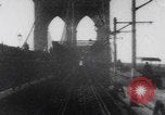 Image of Brooklyn Bridge train ride New York City USA, 1899, second 43 stock footage video 65675080663