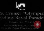 Image of USS Olympia naval parade New York City USA, 1899, second 2 stock footage video 65675080670