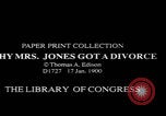 Image of husband cook love affair United States USA, 1900, second 6 stock footage video 65675080677