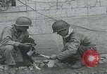 Standbild Verletzte Hundebehandlung Normandie Frankreich, 1944, aus Sekunde 13 historischem Filmmaterial Videoclip 65675080701