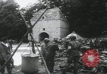 Image of US Army enter Normandy village France, 1944, second 21 stock footage video 65675080711