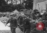 Image of US Army enter Normandy village France, 1944, second 23 stock footage video 65675080711