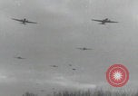 Image of C-47 airdrops supplies Newbury Berkshire England, 1944, second 3 stock footage video 65675080713