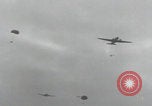 Image of C-47 airdrops supplies Newbury Berkshire England, 1944, second 9 stock footage video 65675080713
