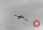 Image of C-47 airdrops supplies Newbury Berkshire England, 1944, second 12 stock footage video 65675080713