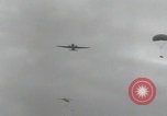 Image of C-47 airdrops supplies Newbury Berkshire England, 1944, second 24 stock footage video 65675080713