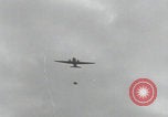 Image of C-47 airdrops supplies Newbury Berkshire England, 1944, second 26 stock footage video 65675080713